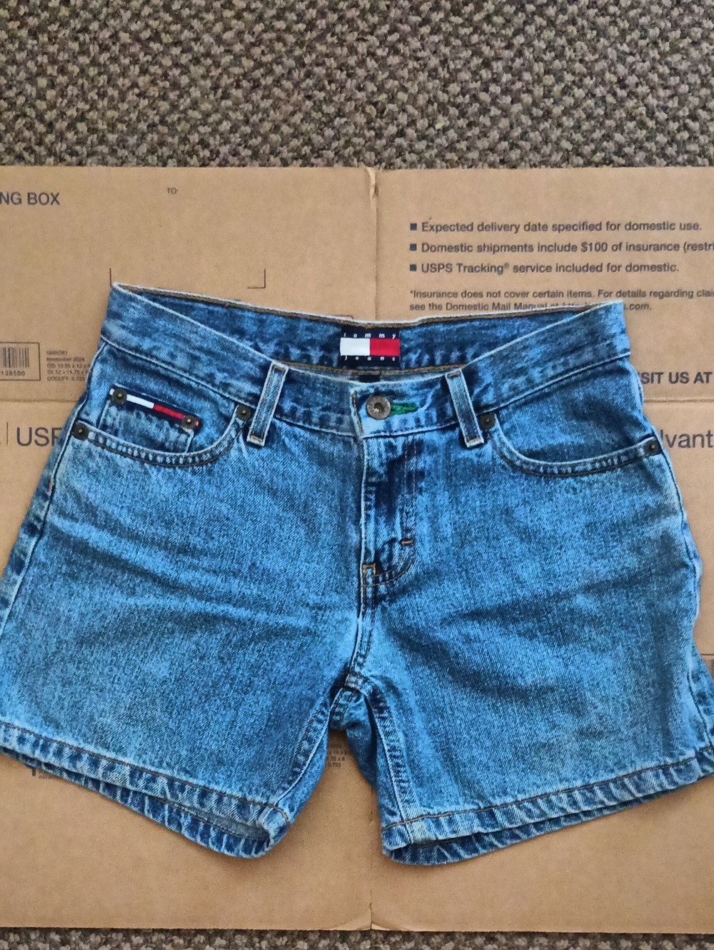 Tommy Hilfiger High Waisted Jean Short